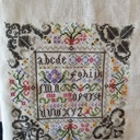 I have finished this mystery sampler, and really enjoyed it. This is a wonderful design. Thank you both Patty and Karen.