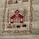 Stitched all week and finished #9 from Farmhouse Christmas.  Now I have to decide what to stitch for Feb.