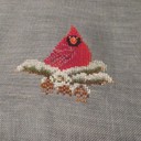 My stitching will be When Cardinals Appear" by Blackberry Lane Designs. I am having a problem stitching this one, maybe this will encourage me to finish it.