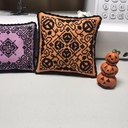 These are a few free small patterns I received from a friend and got them actually finished into little pillows today.